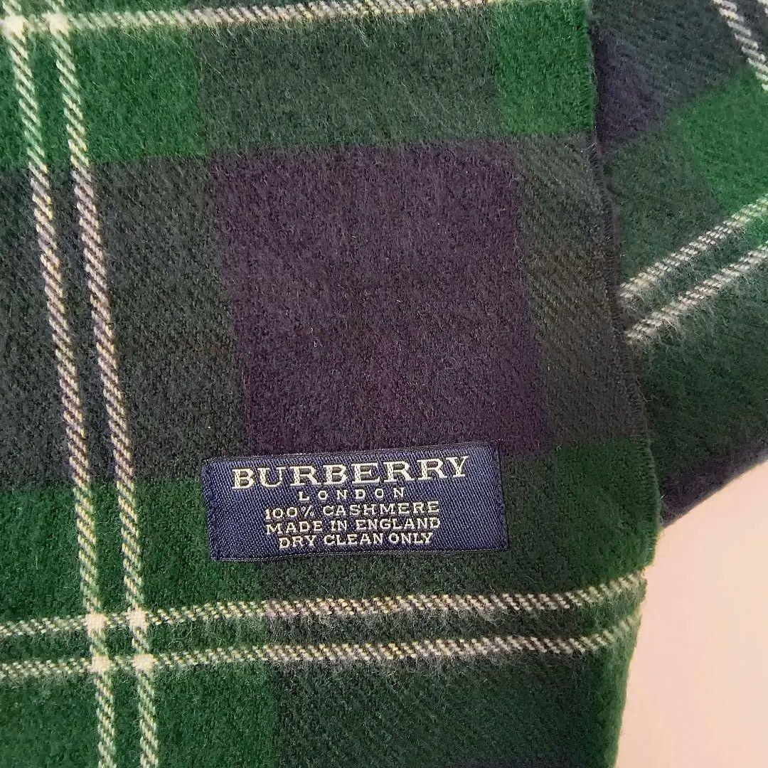 BURBERRY バーバリー マフラー カシミヤ 英国製 ノバチェック 美品✨