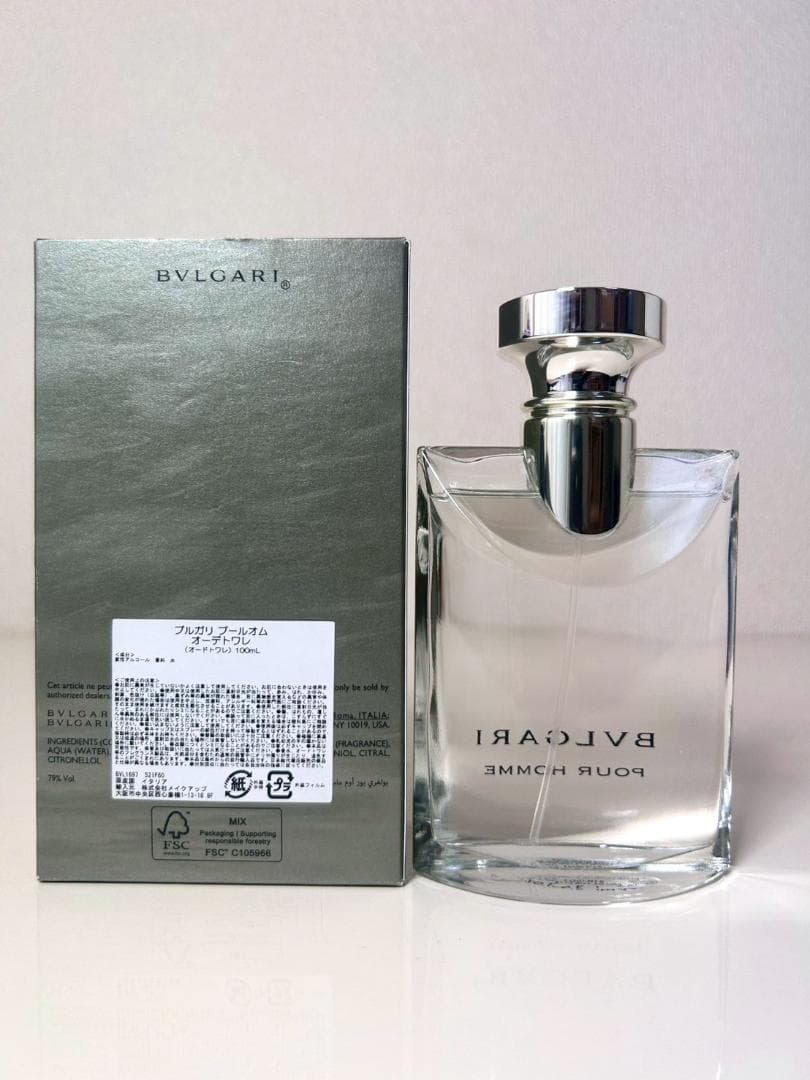 ★BVLGALI POUR HOMME 100ml　ブルガリ　プールオム　未使用