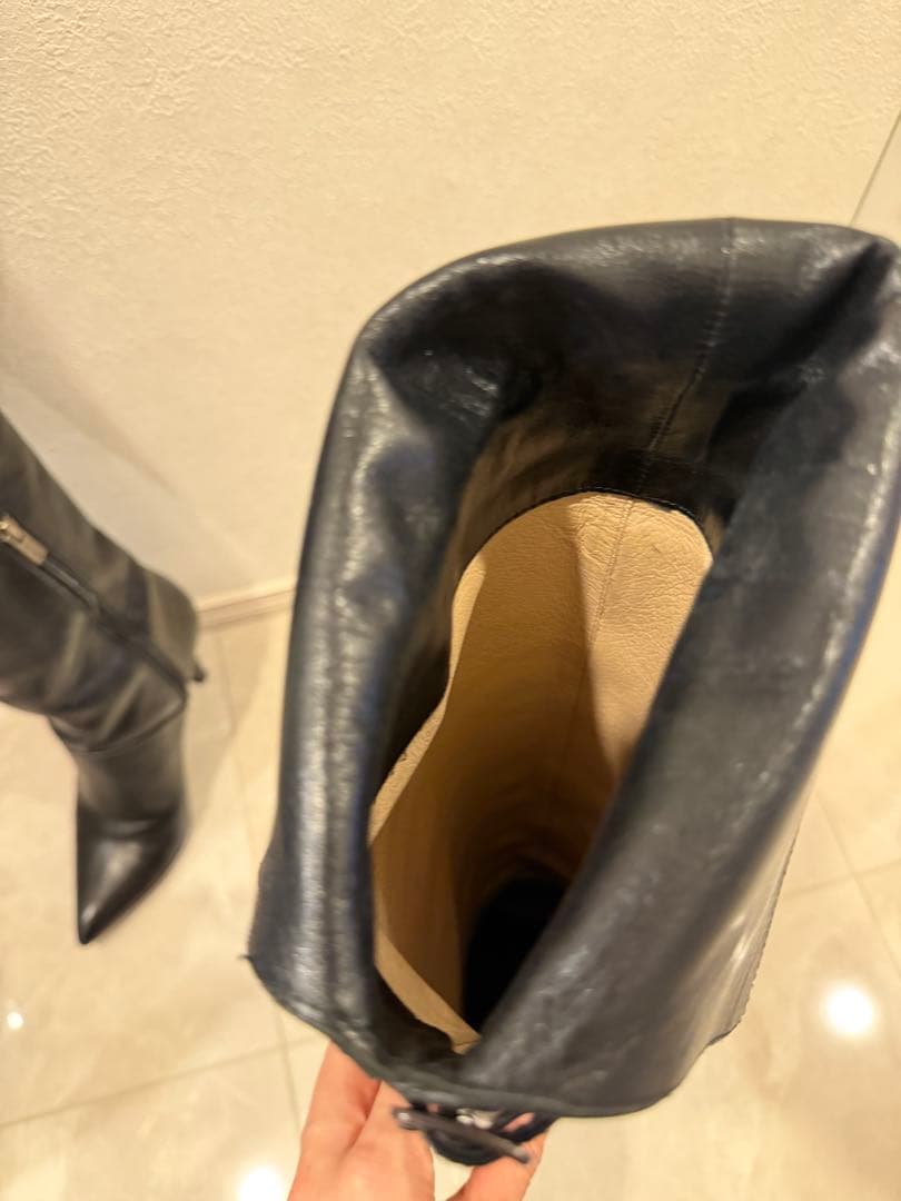 ダイアナ DIANA ニーハイブーツ 黒 24cm