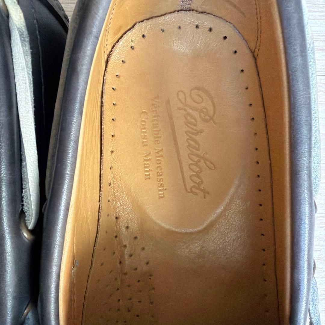 靴 Paraboot PORNIC (BARTH) MARINE UK6.5