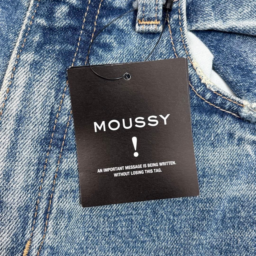 新品タグ付 MOUSSY MVS フレア 25 ベルボトム ブーツカット デニム