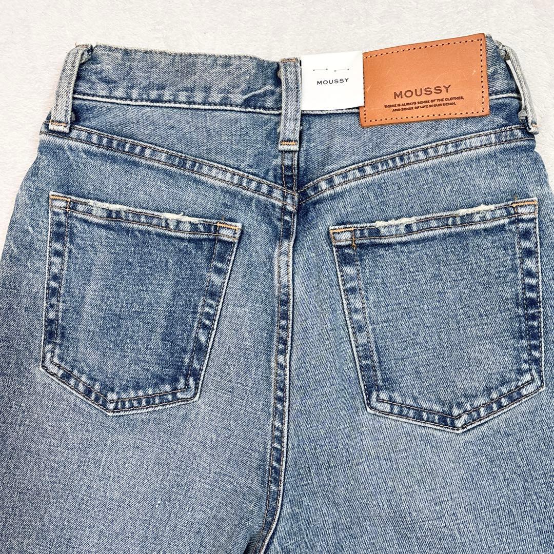 新品タグ付 MOUSSY MVS フレア 25 ベルボトム ブーツカット デニム