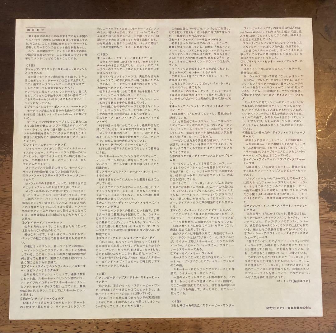 ◾️究極モータウン完全版8LPセット112曲◾️V.A. / THE HISTORY