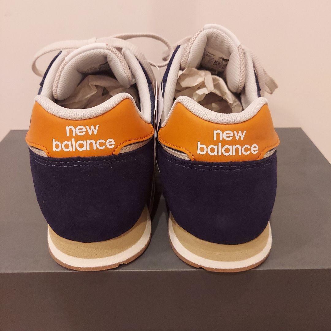 new balance 373 ネイビー/オレンジ