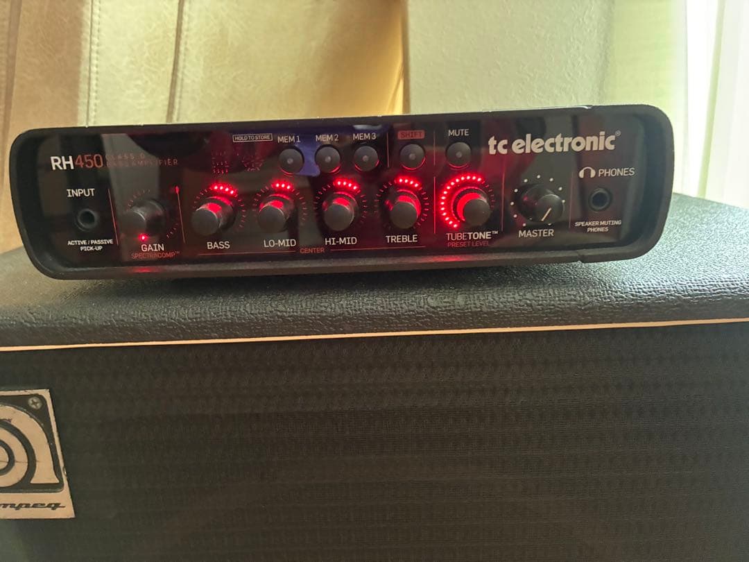 tc electronic RH450 ベース用ヘッドアンプ