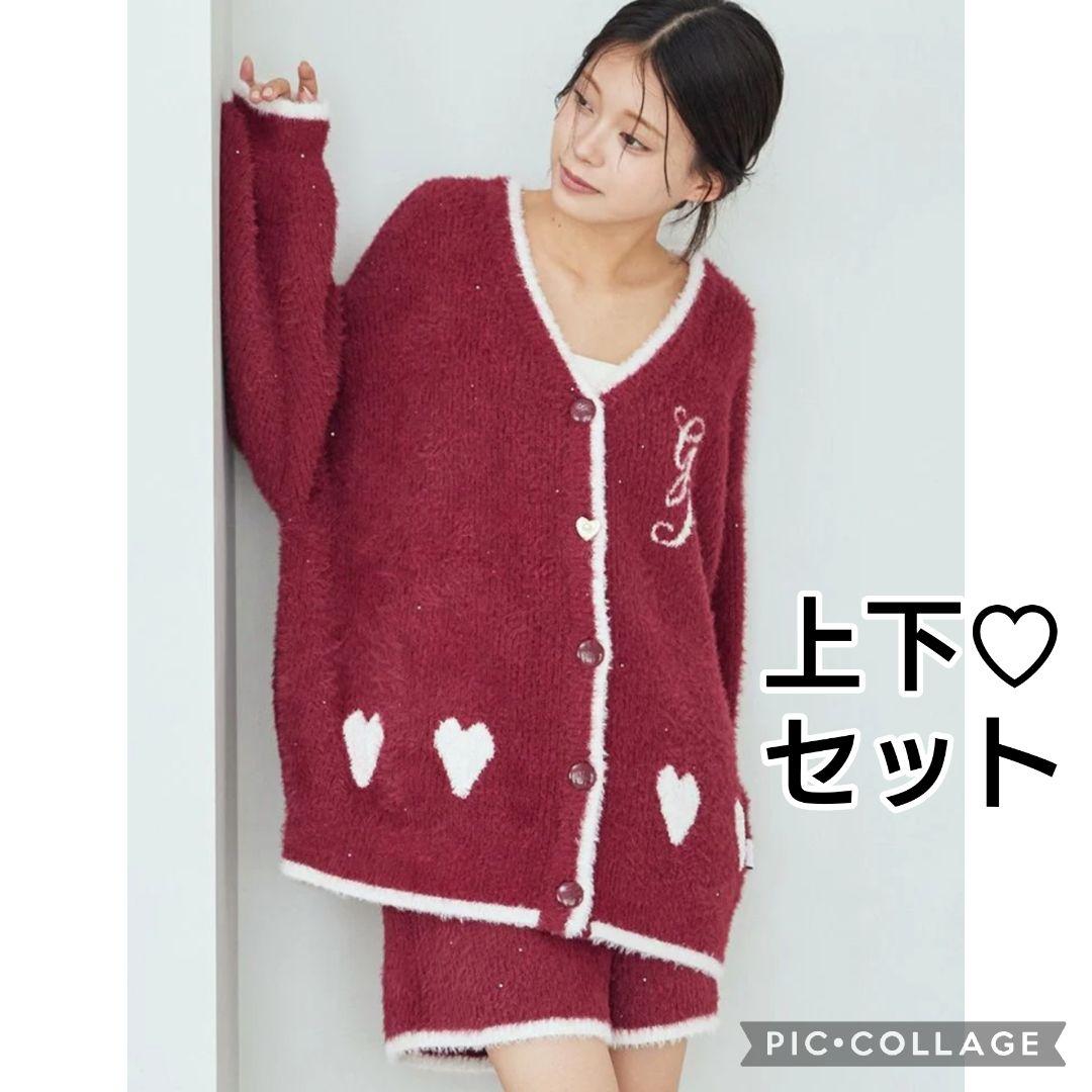 正規品♡新品♡ジェラートピケ ラメフェザーカーディガン＆ショートパンツ 完売レア