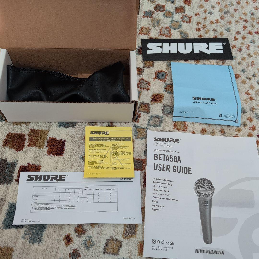 SHURE BETA58A ダイナミックマイク