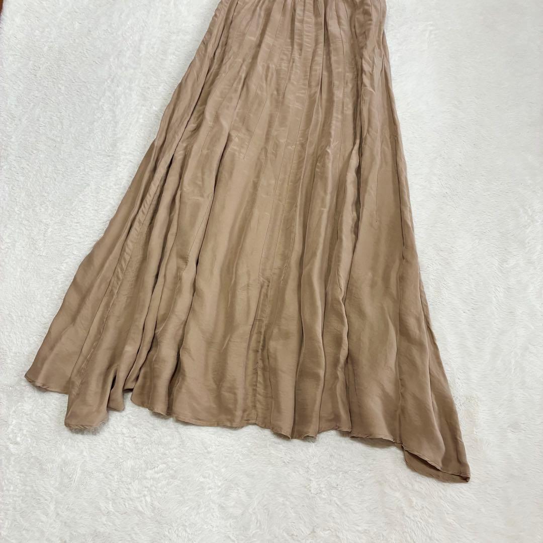 Deuxieme Classe マキシ丈 ギャザースカート シルク混 未使用品