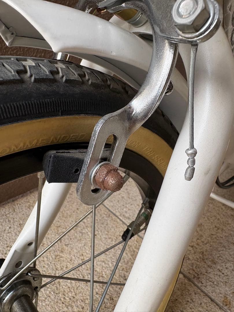 peopleいきなり自転車14インチ　プレミアムホワイト　リコール品に該当しない
