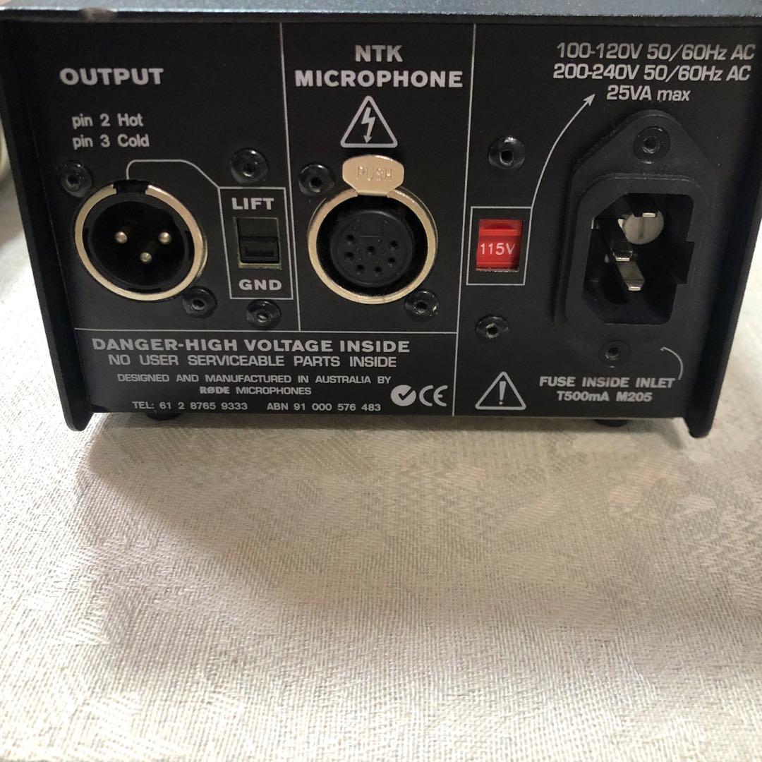 RODE NTK コンデンサーマイク 電源付き