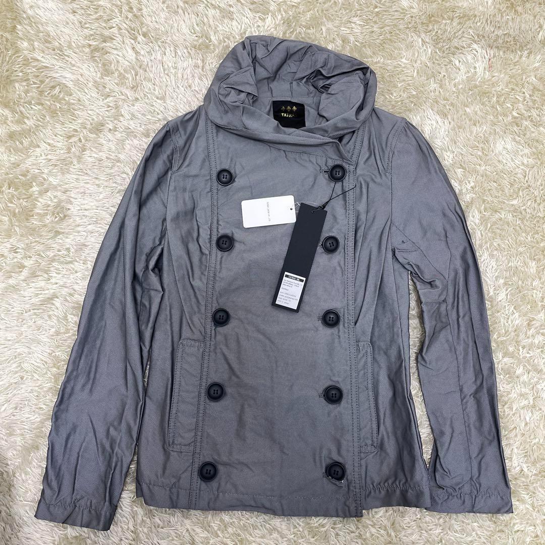 【未使用タグ付】タトラス ジャケット グレー ポリエステル 1 ダブルブレスト
