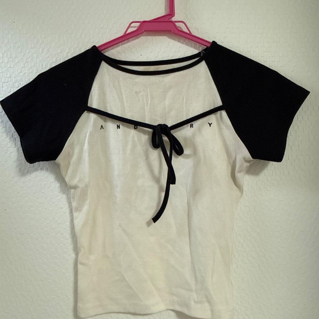 トップス andmary Alma ribbon tops