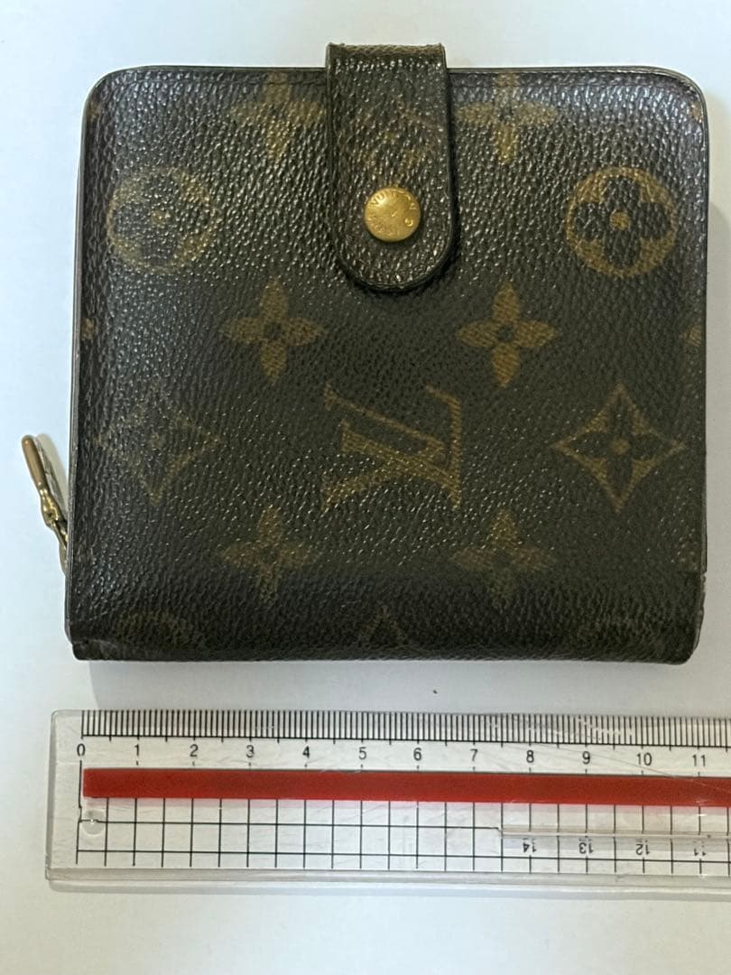 Louis Vuitton ルイヴィトン モノグラム 二つ折り財布 正規品