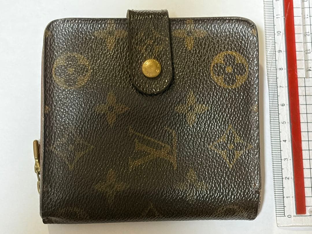 Louis Vuitton ルイヴィトン モノグラム 二つ折り財布 正規品