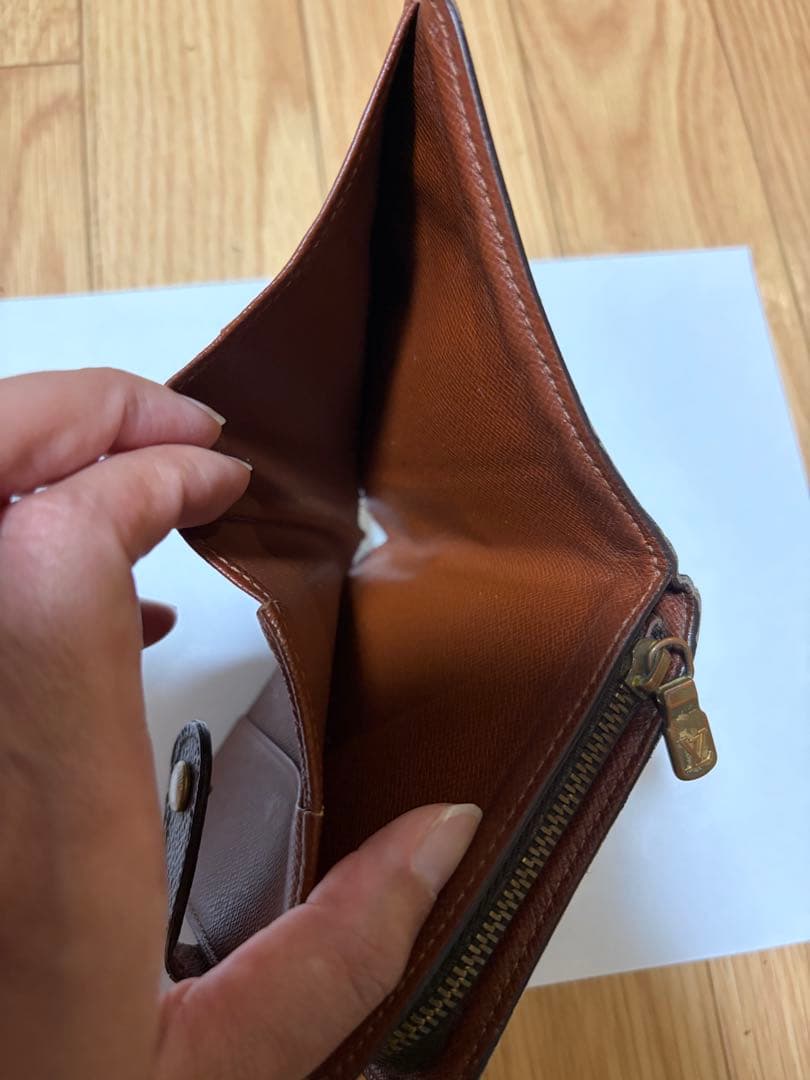 Louis Vuitton ルイヴィトン モノグラム 二つ折り財布 正規品