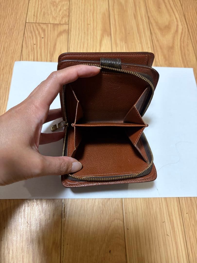 Louis Vuitton ルイヴィトン モノグラム 二つ折り財布 正規品