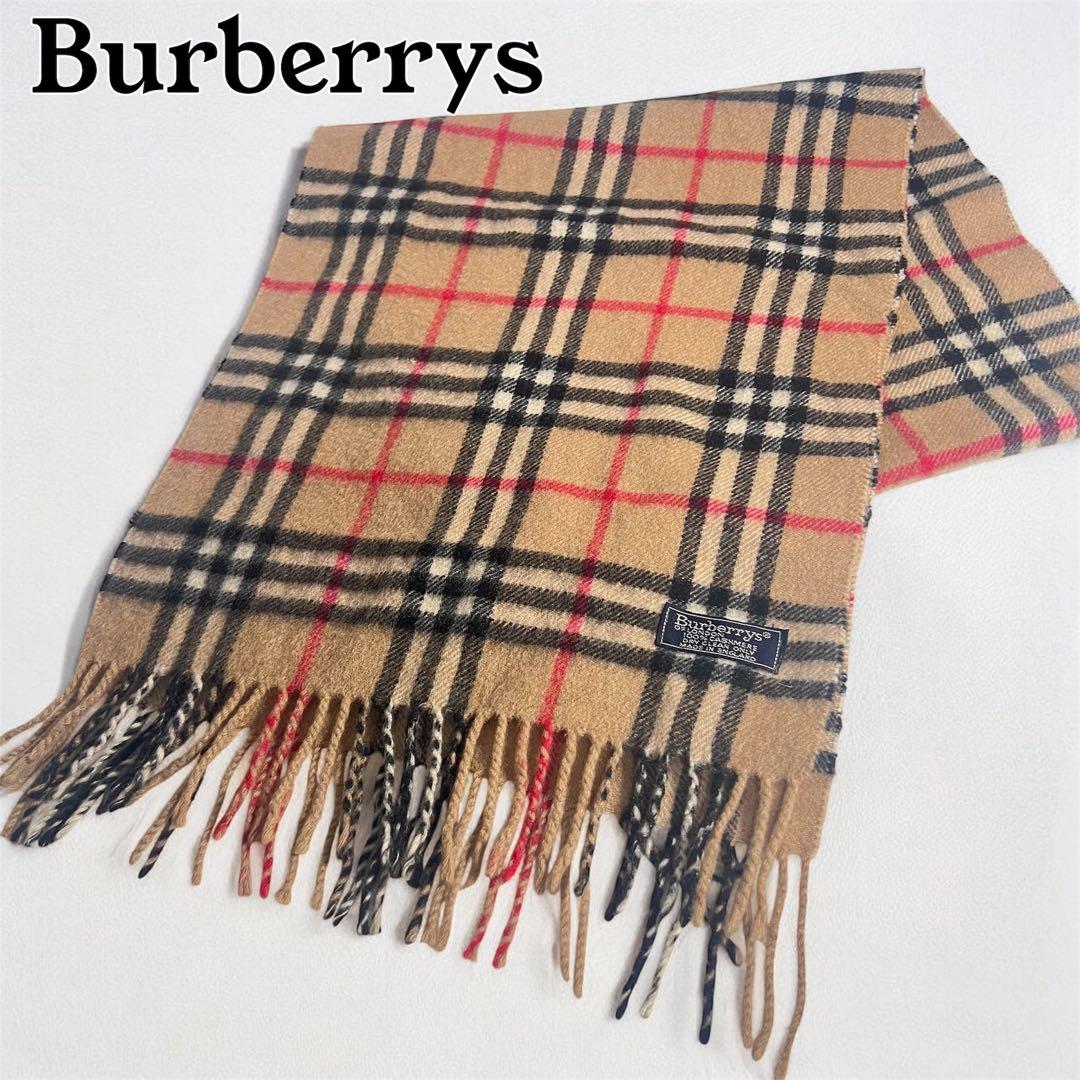 Burberrys バーバリー マフラー カシミア ノバチェック ベージュ