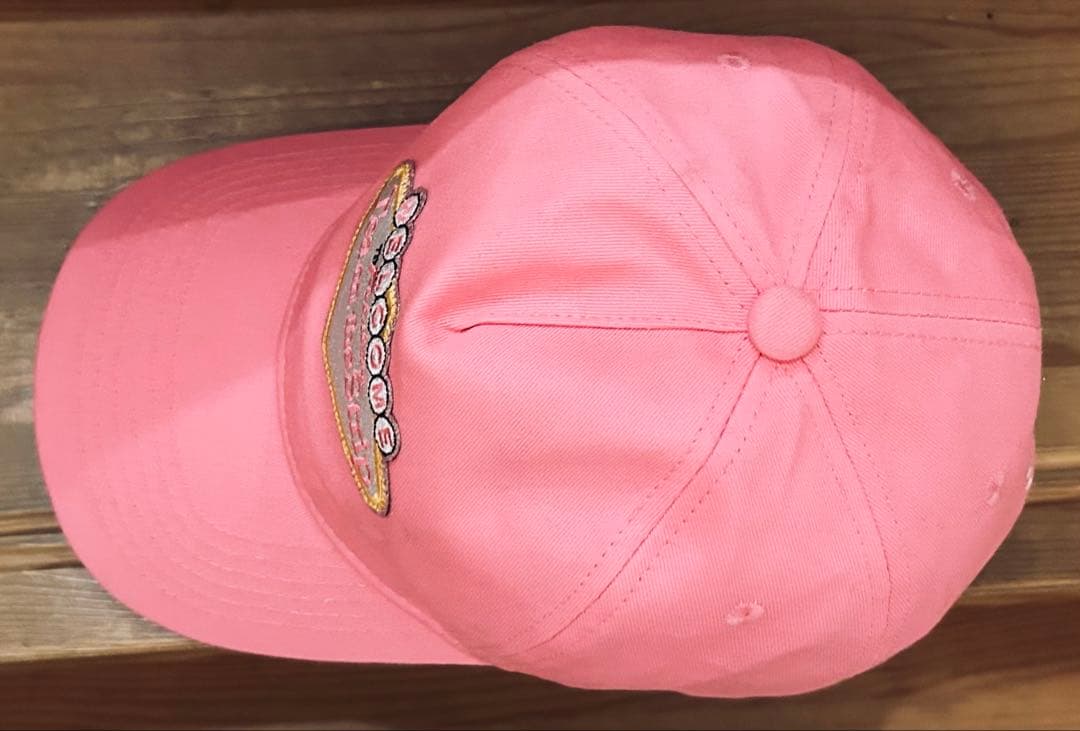 キャップ 帽子 90s Tea On The Trip 企業 ピンク 極美品