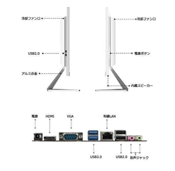2025年発売 大人気 24型 新品 一体型PC Win11 10台まとめ販売