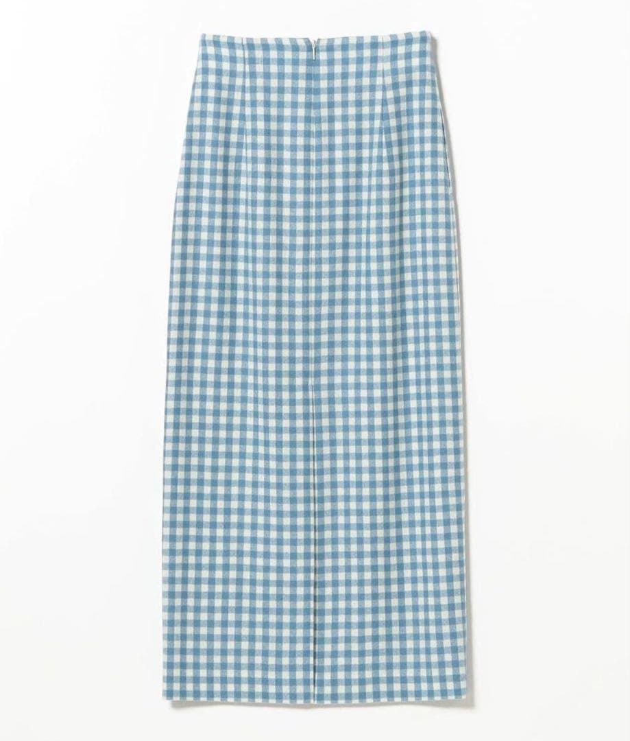 AURALEE AIRY SMOOTH CASHMERE SKIRT チェック