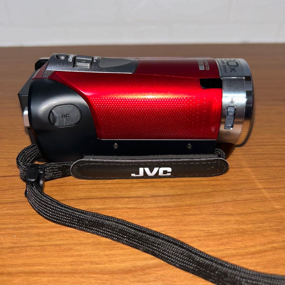 【美品】JVC ケンウッド ビデオカメラ GZ-HM133-R