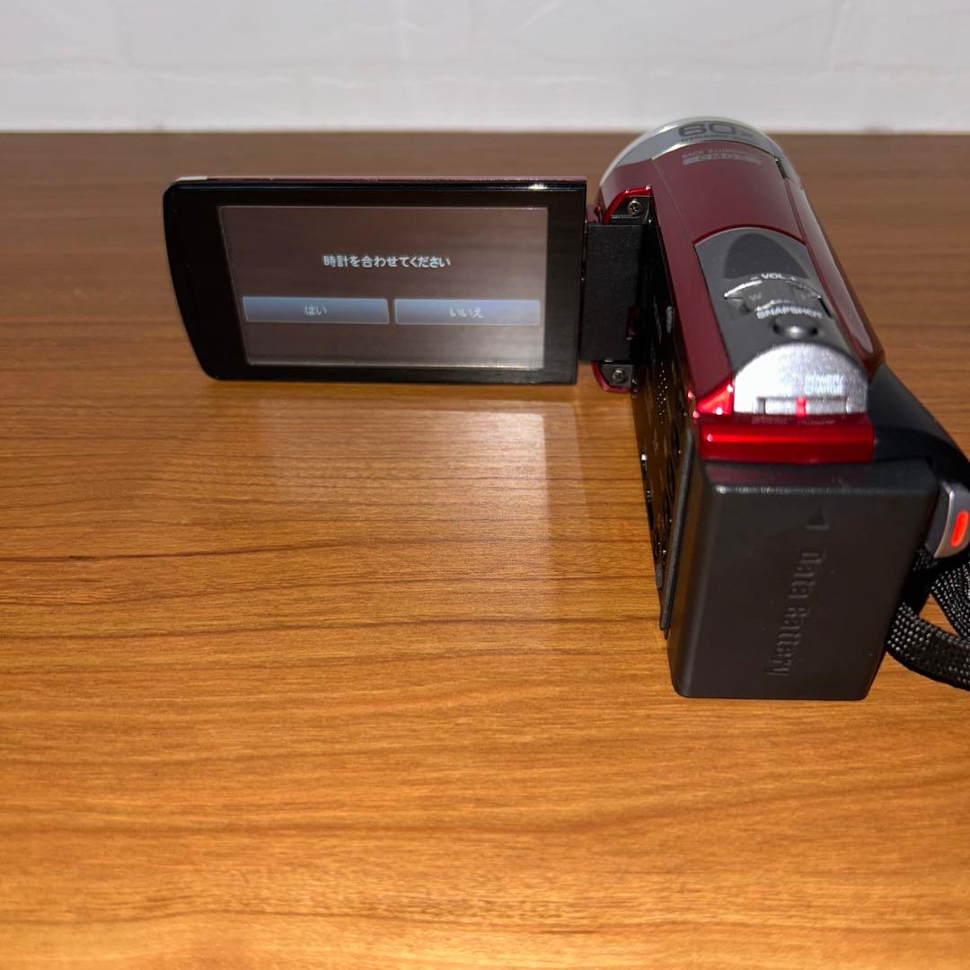 【美品】JVC ケンウッド ビデオカメラ GZ-HM133-R