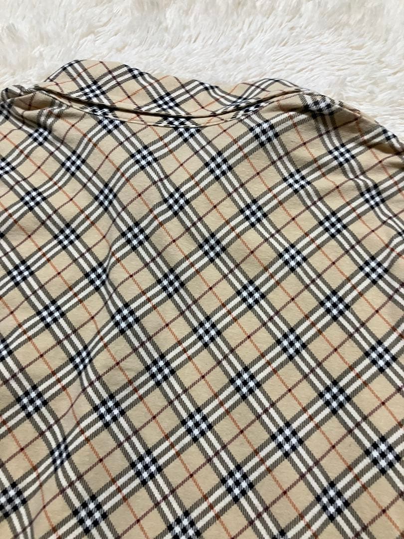 BURBERRY バーバリーブルーレーベル　ノバチェック ポロシャツ 38 M