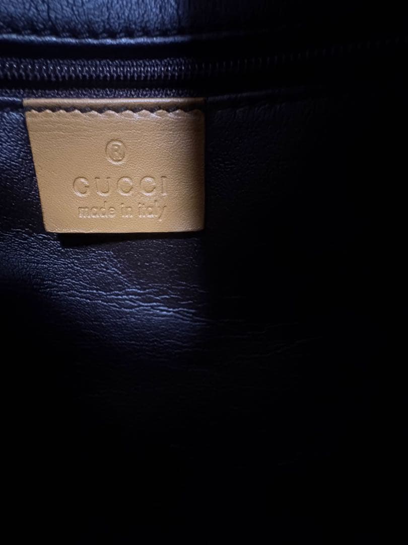 GUCCI ハンドバッグ ミニボストンバッグ　ベージュ/オレンジ