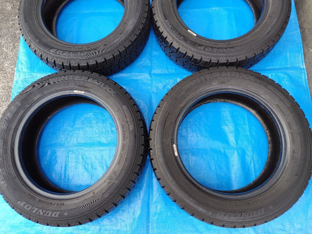 165/65R14、スタッドレスタイヤ4本、ダンロップ・WM02、送料込み