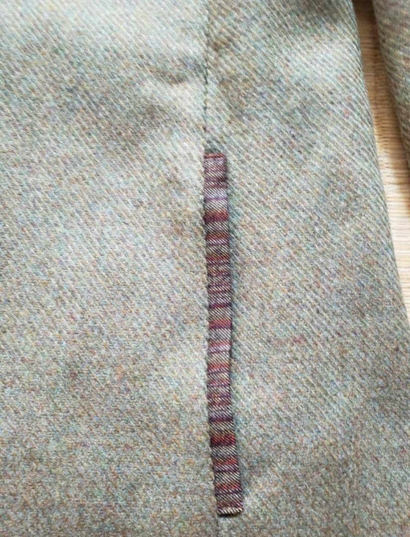 エトロ　ETRO ツィード　ジャケット ベロア襟　イタリア