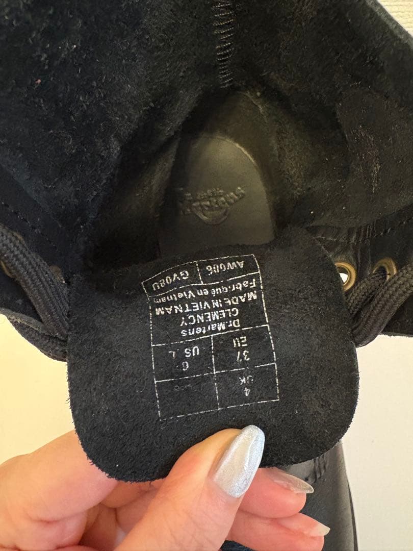 Dr.Martens ドクターマーチン 8ホールヒールブーツ UK4ブラック