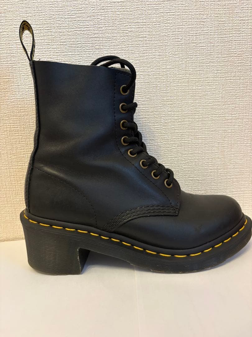 Dr.Martens ドクターマーチン 8ホールヒールブーツ UK4ブラック