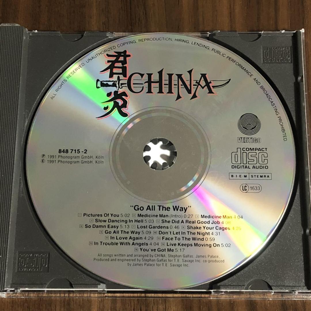 ★CHINA/君炎/チャイナ/GO ALL THE WAY/1991年