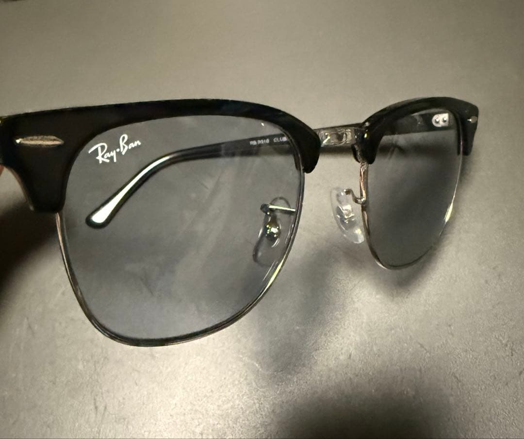 Ray-Ban クラブマスター　ライトグレー