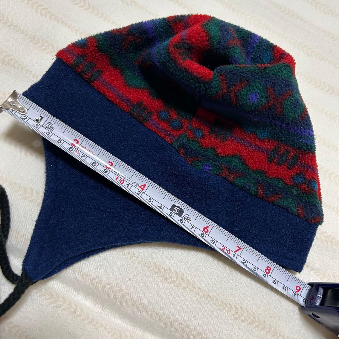 80s L.L.Bean 耳あて フリース キャップ YOUTH usa製