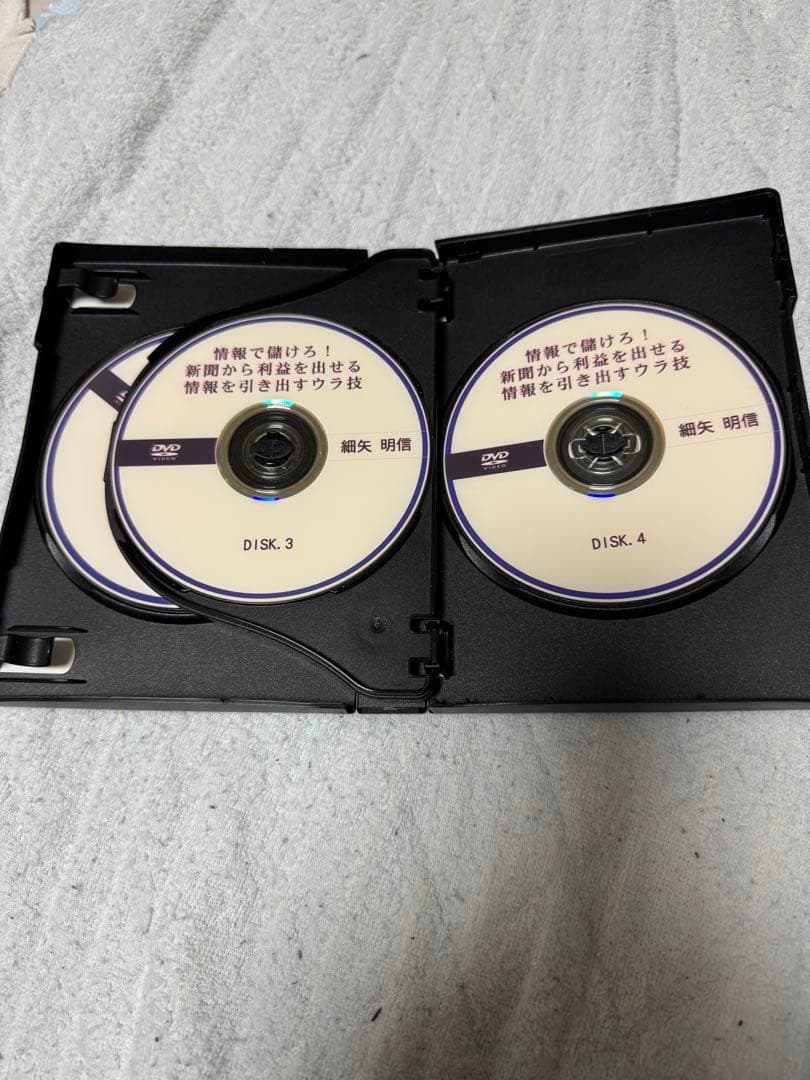 新聞から利益を出せる情報を引き出すウラ技 DVD4枚 日経新聞 株 相場 FX