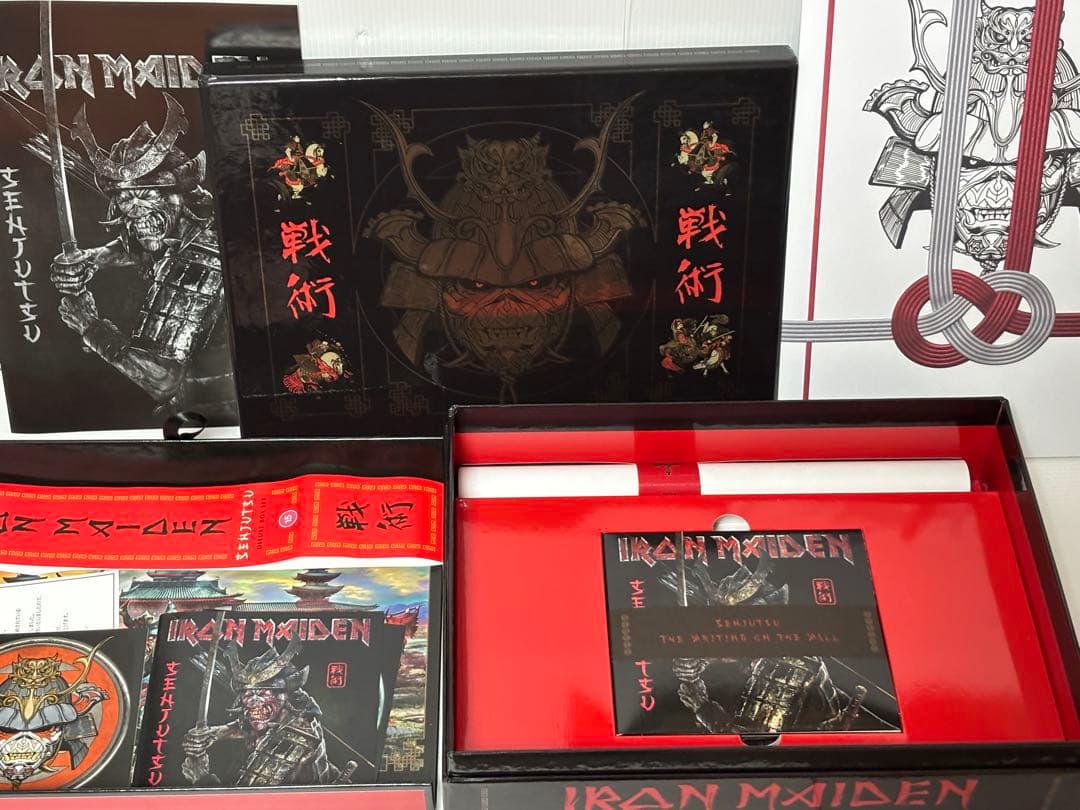 Iron Maiden アイアンメイデン 戦術ボックス+LP+ツアーパンフレット