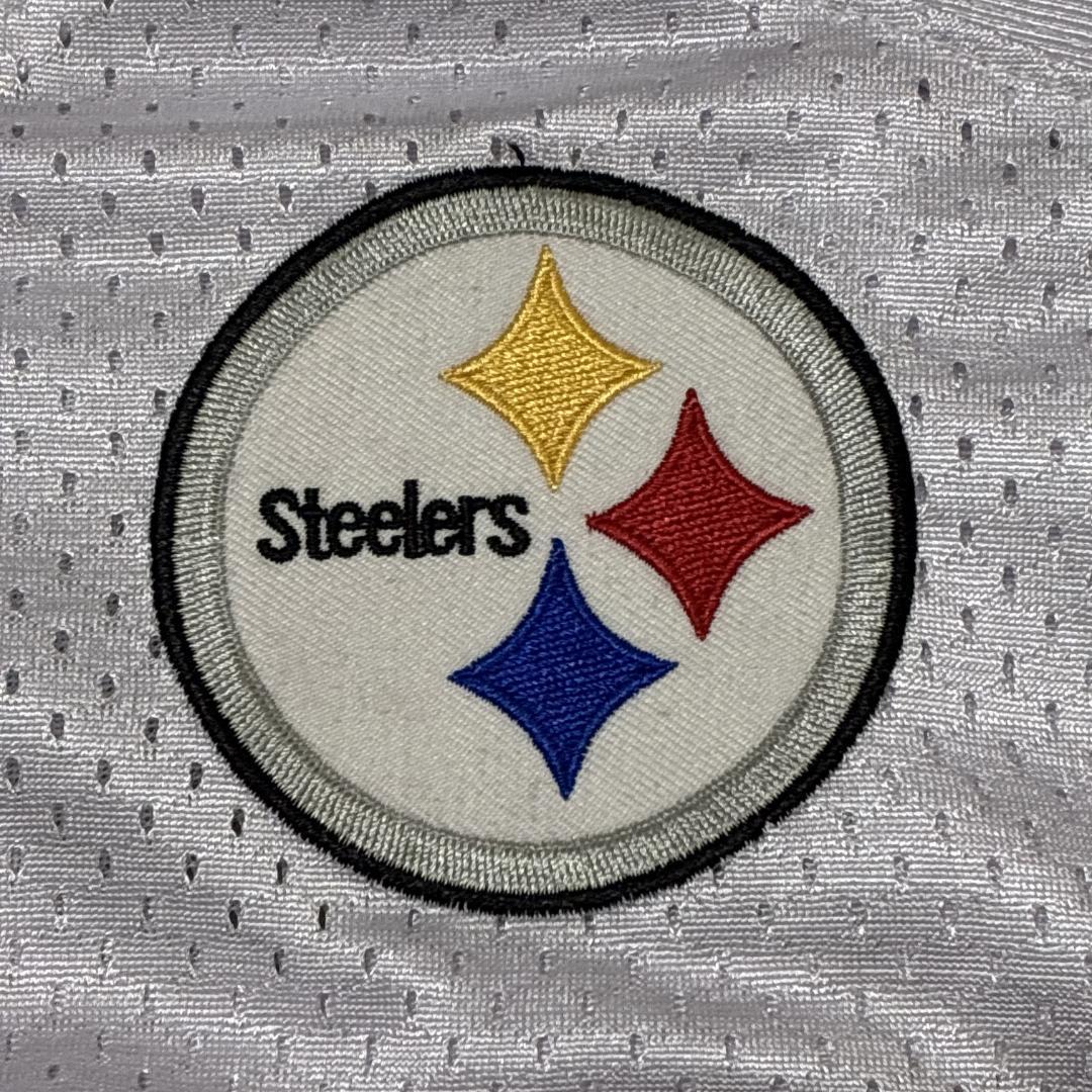 美品★リーボック NFLスティーラーズ アメフトゲームシャツ ユニフォーム 刺繍