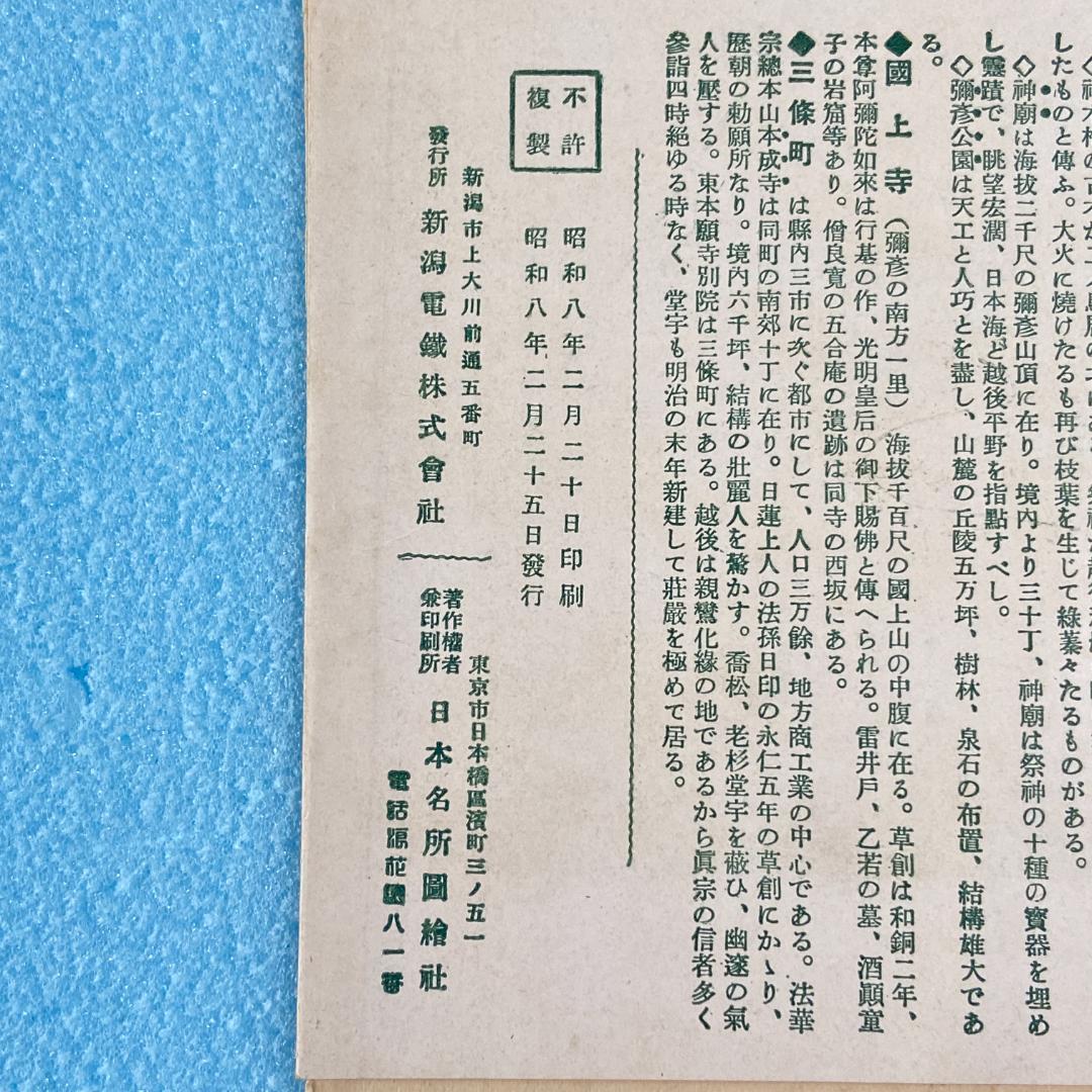 処分 貴重 新潟周辺 新潟電鐵 路線図 鳥瞰図 名所案内 金子高光 昭和8年