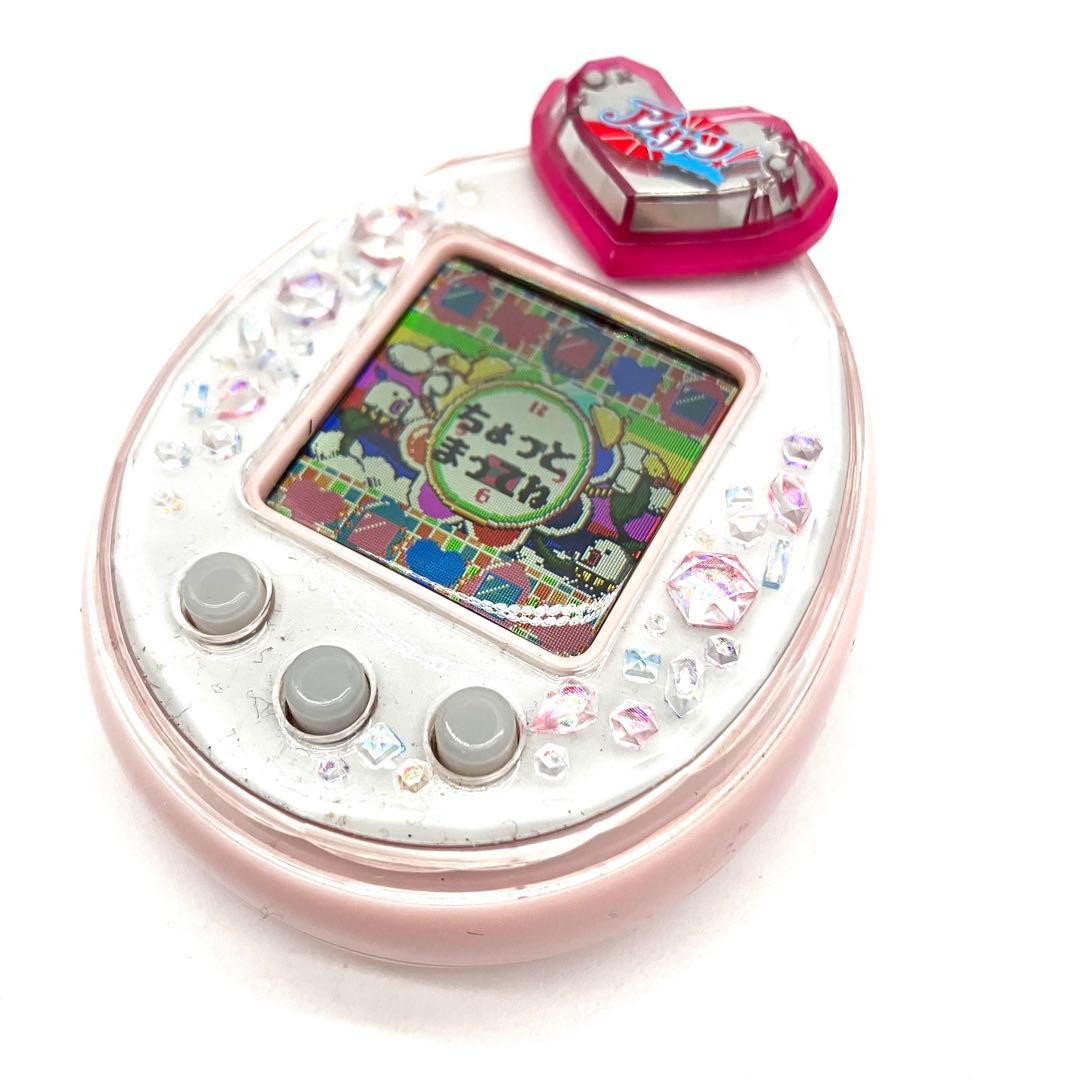 たまごっち Tamagotchi P's ピンク バンダイ　アイカツデコピアス