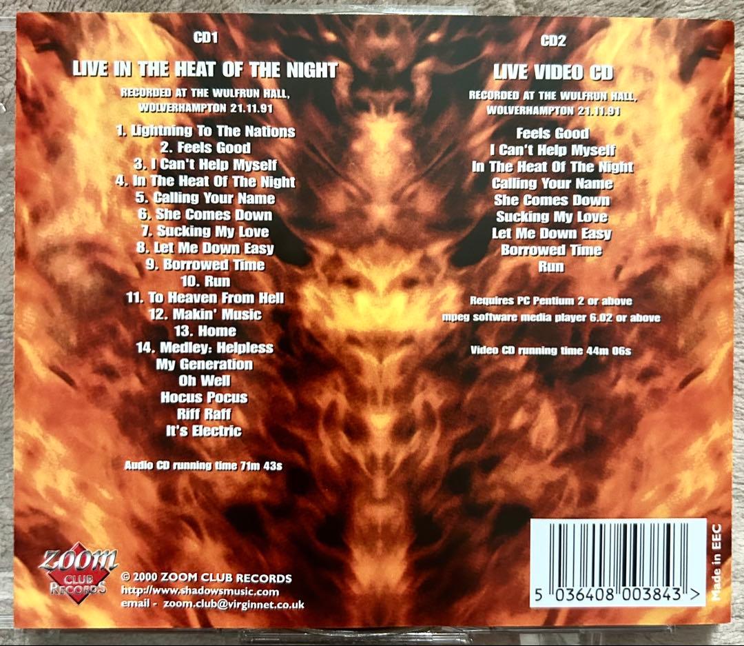 DIAMOND HEAD 1991年 貴重なライブ音源と映像 CD