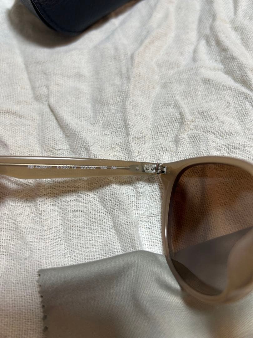 Ray-Ban サングラス ブラウン ウェリントン型 レイバン　即購入可