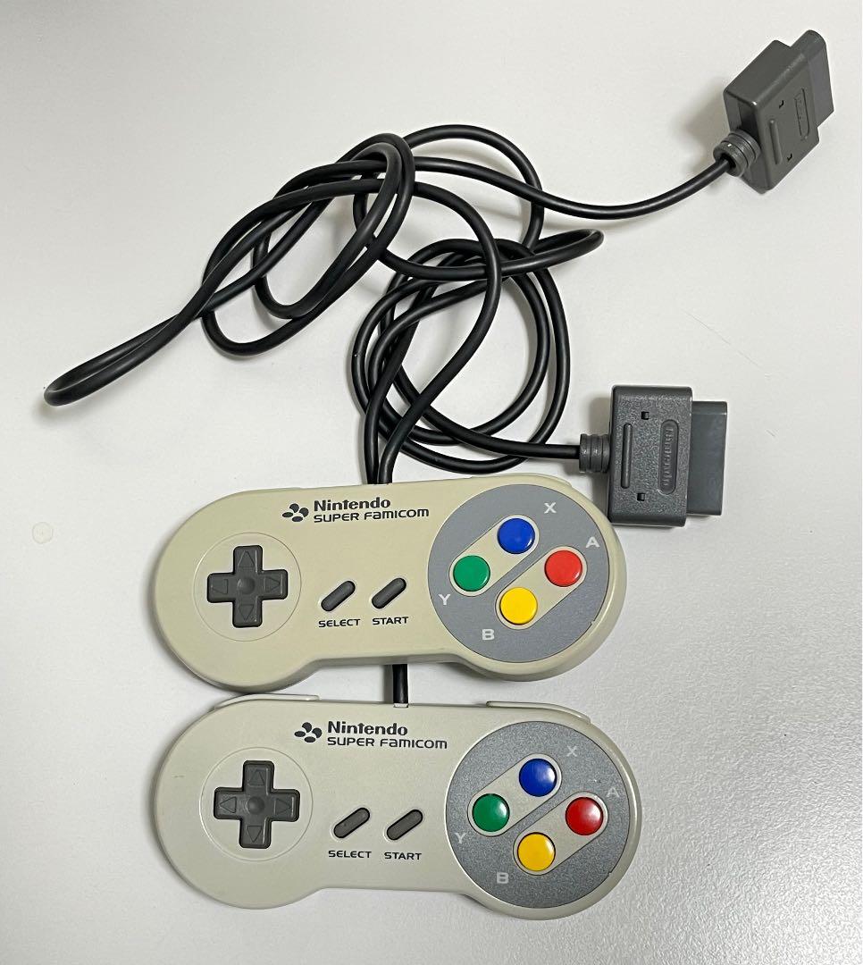 【ジャンク】任天堂　スーパーファミコン　本体と付属品