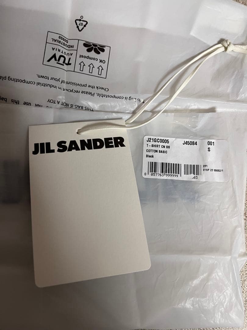 春夏 ジルサンダー JIL SANDER モックネックTシャツ S カットソー