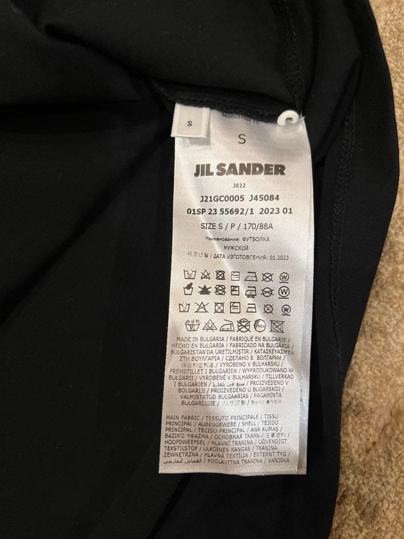 春夏 ジルサンダー JIL SANDER モックネックTシャツ S カットソー