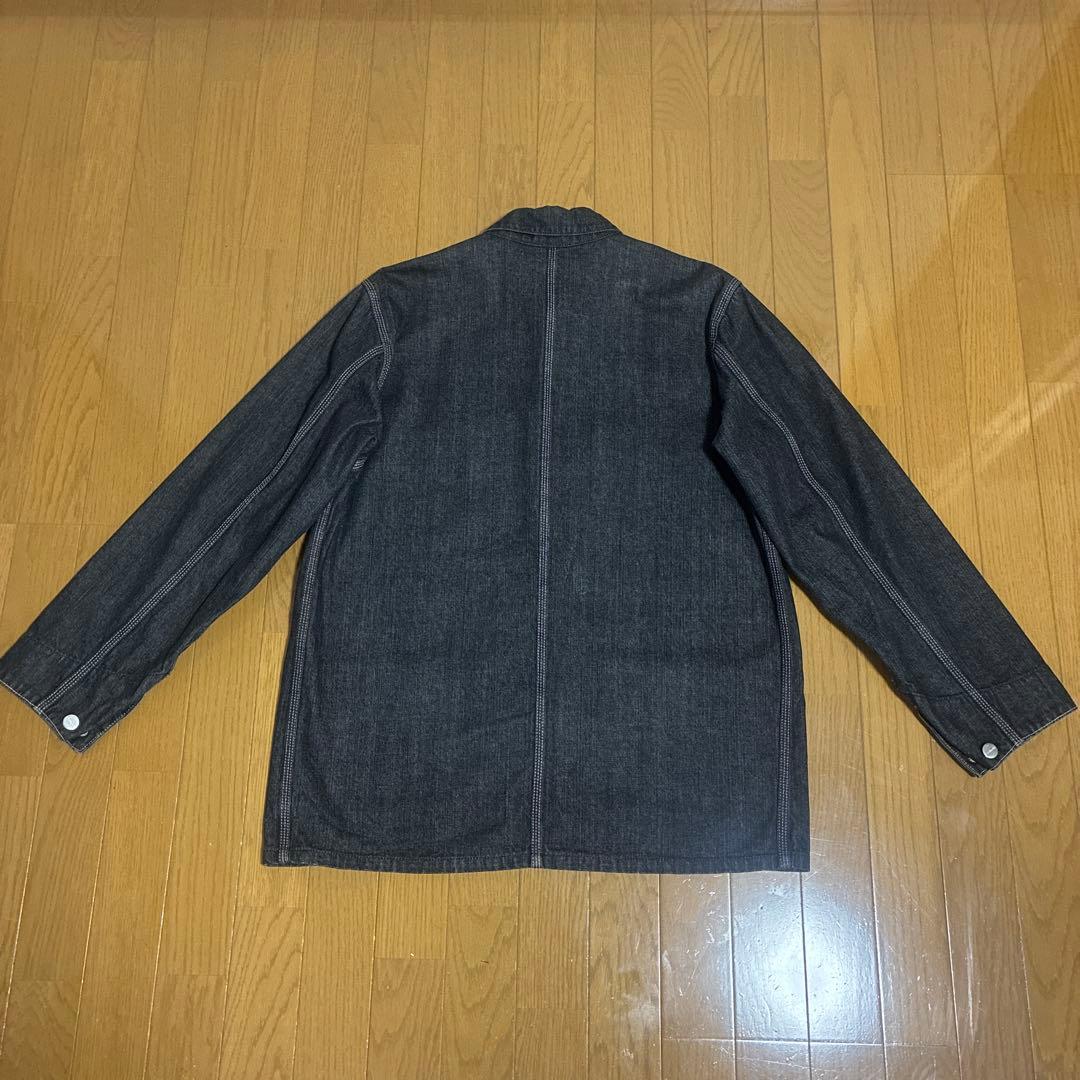 ★極美品★CARHARTT カバーオール BLACK denim チョアコートL