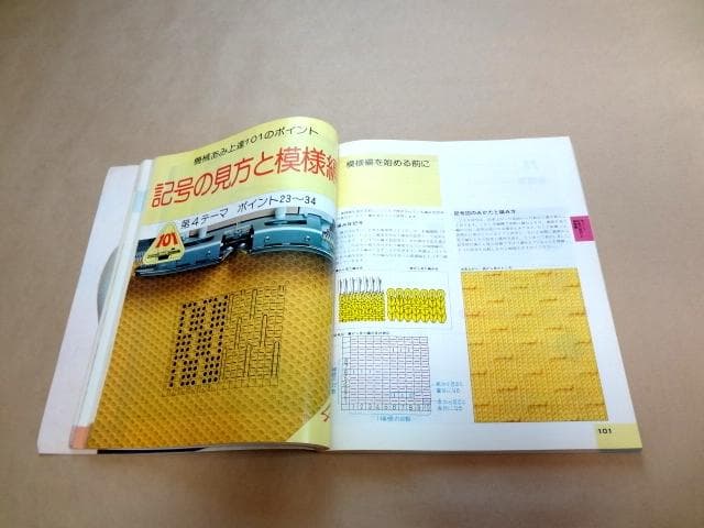 ★ 絵を見てわかる 機械あみ上達101のポイント 日本ヴォーグ社 ★