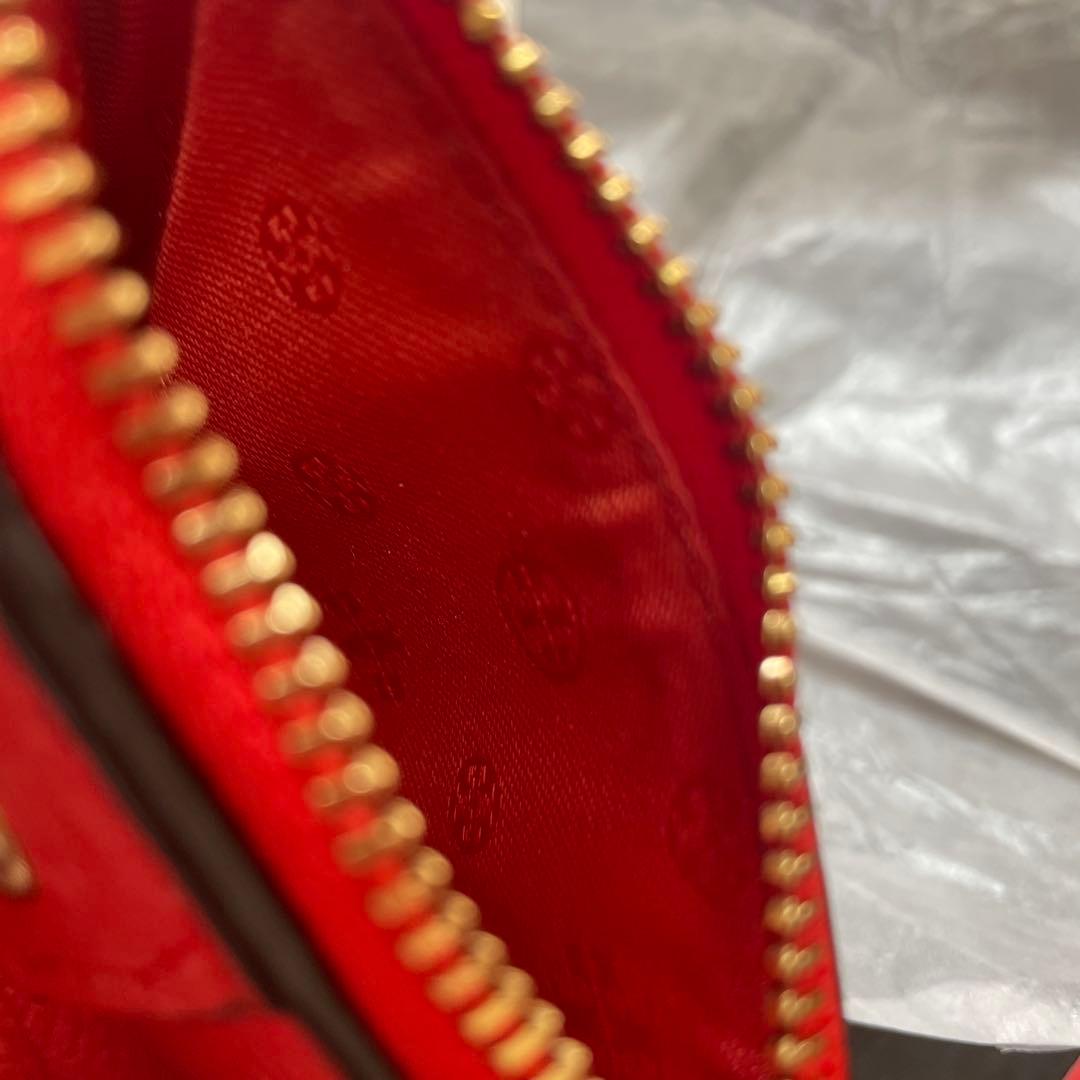 Tory Burch 二つ折り財布 レッド　オレンジ