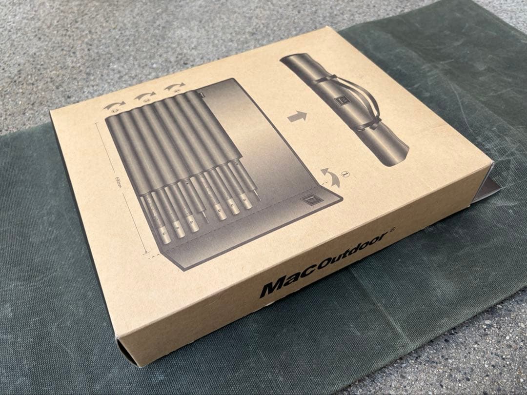 Mac Outdoor マックアウトドア ブラックポール 収納ケース タープ