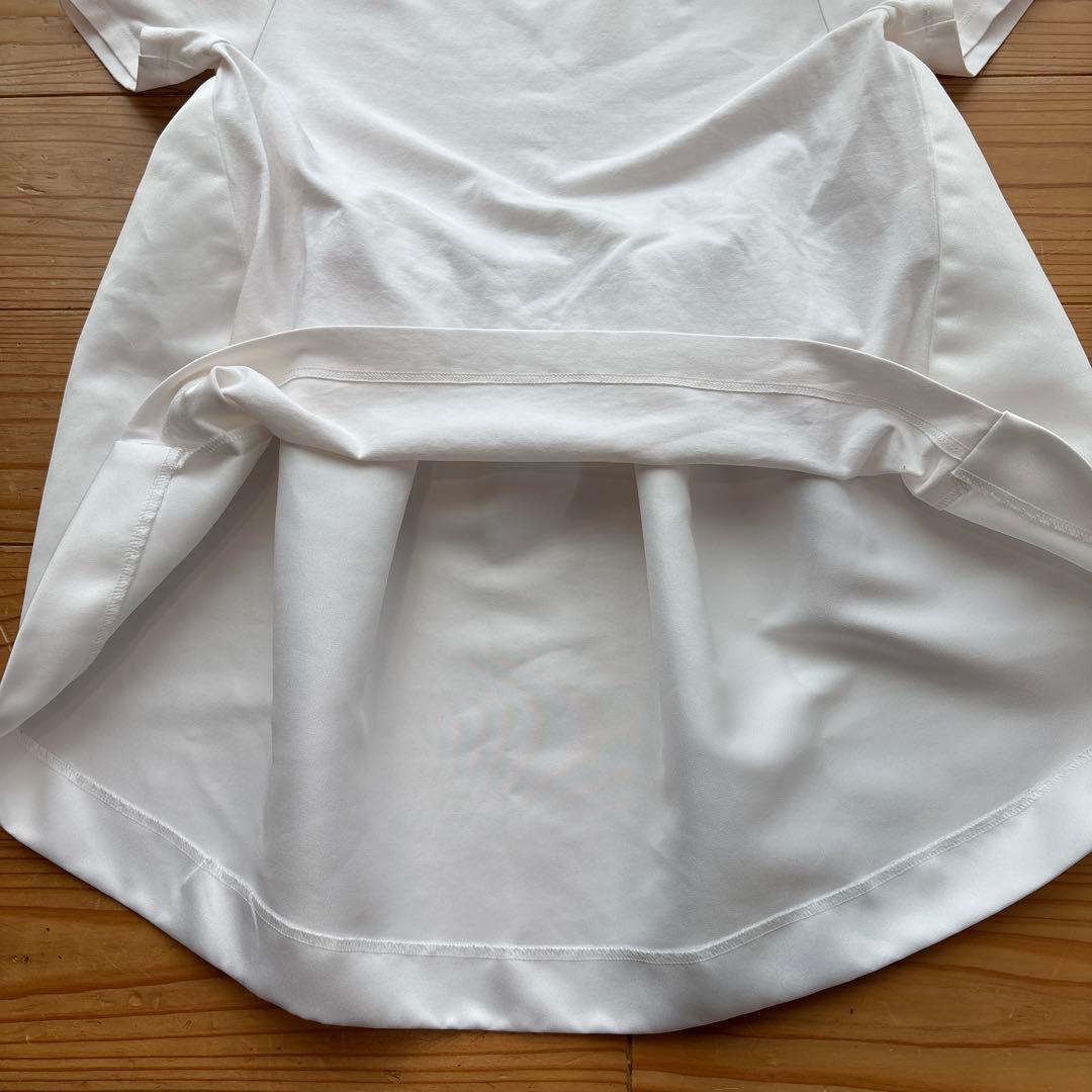 【美品】YOKO CHANペプラム 半袖カットソー 異素材 切替36